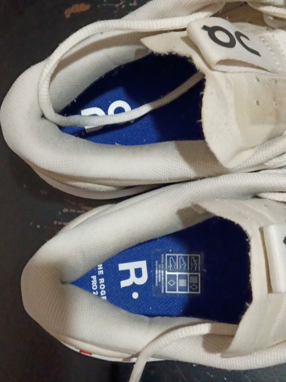 On Cloud The Roger Pro 2 Men Tennis Shoes Size 11 White Blue 3ME10300629 - Picture 11 of 13